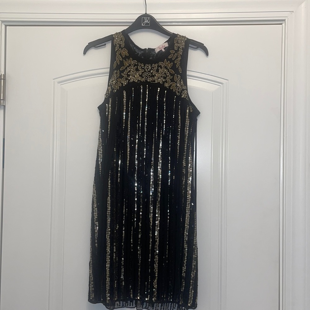 Parker Beaded Cocktail Dress - size Small